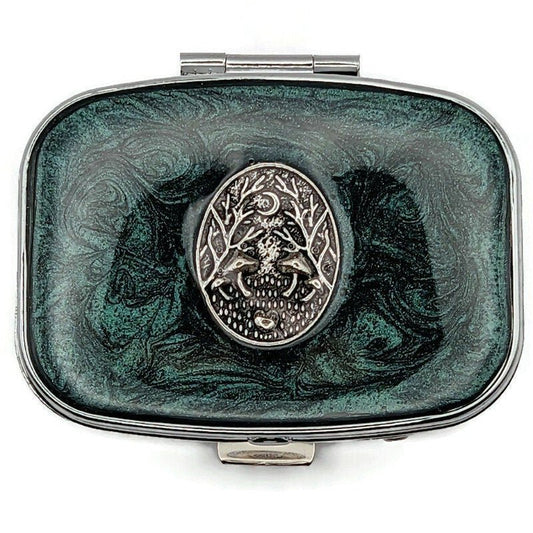 Dark Forest Pill Box - Tilted Trinket Designs