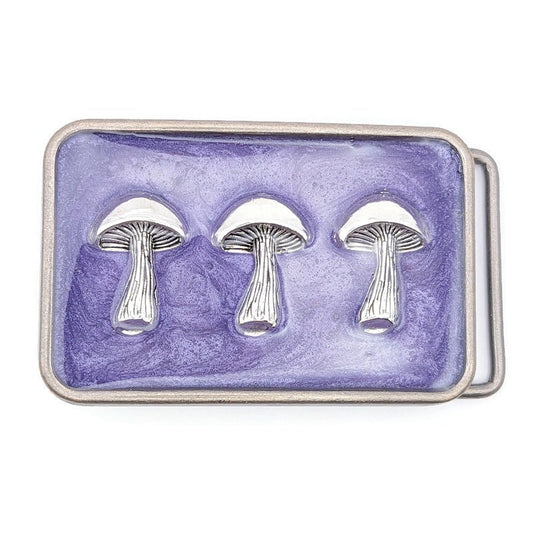 Poison Mushroom Belt Buckle - Tilted Trinket Designs